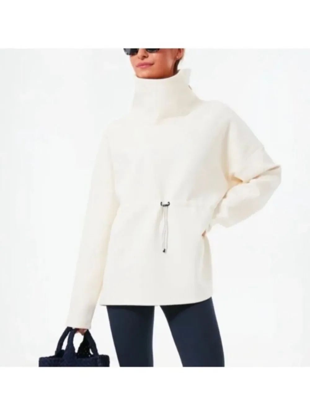 Varley Barton Sweatshirt in Eggnog sz M